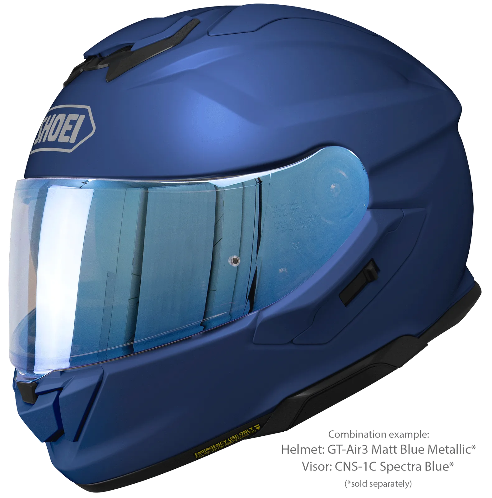 SHOEI GT-Air 3 Matt Blue Metallic