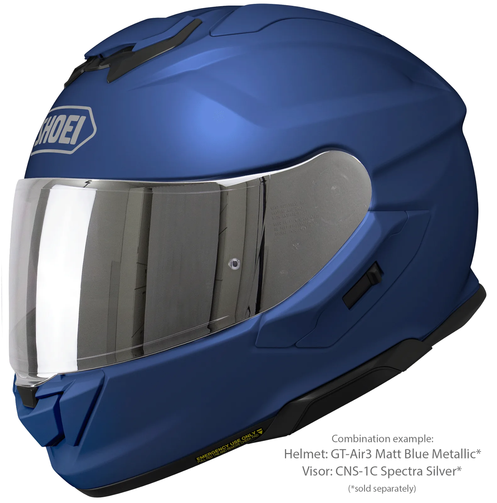 SHOEI GT-Air 3 Matt Blue Metallic