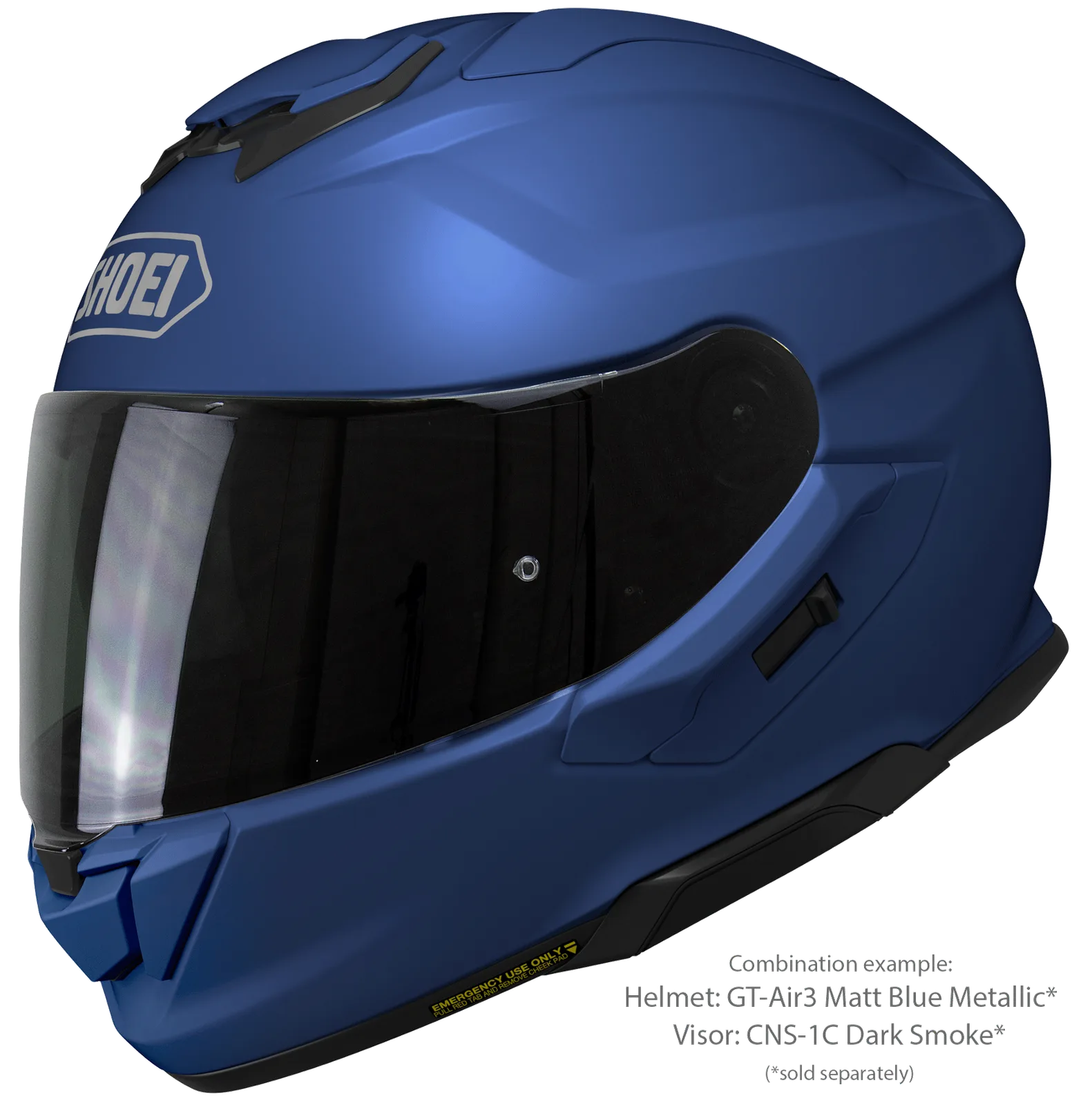 SHOEI GT-Air 3 Matt Blue Metallic