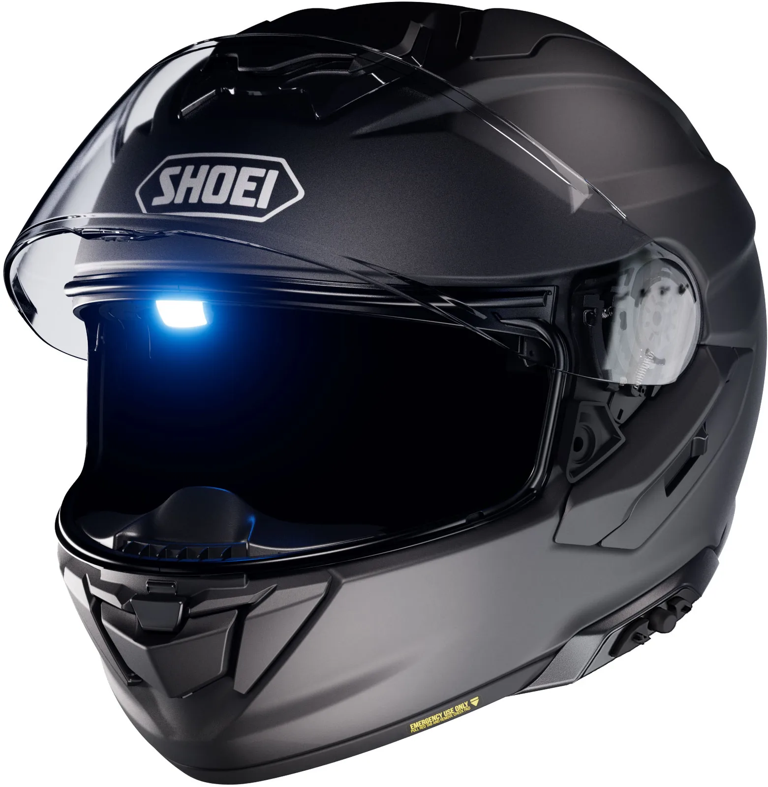 SHOEI HUD — дисплей във визьора EYELIGHTS