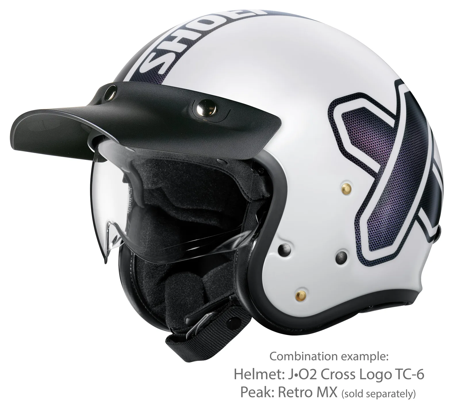 SHOEI J-O2 Cross Logo2 TC-6