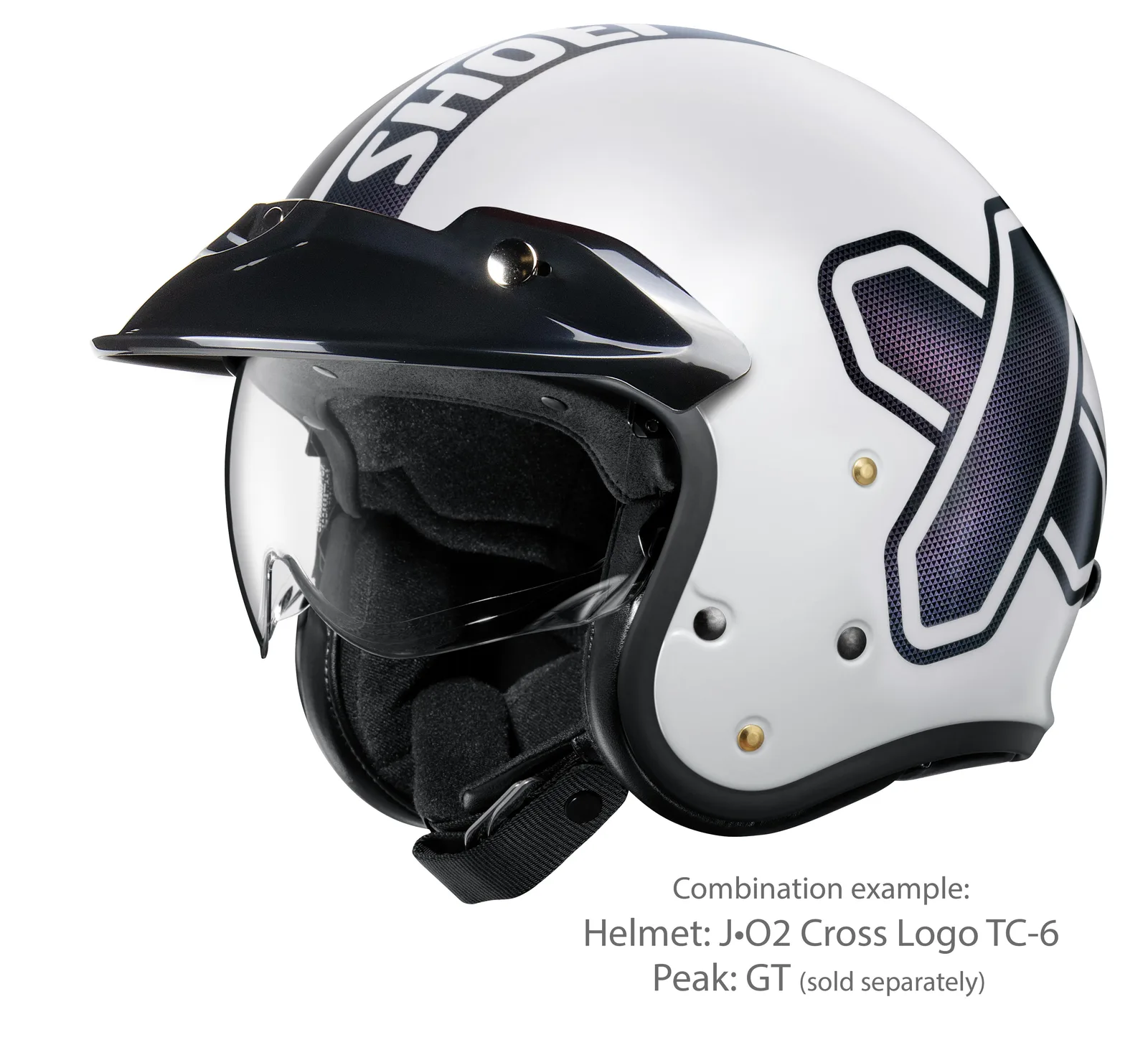 SHOEI J-O2 Cross Logo2 TC-6