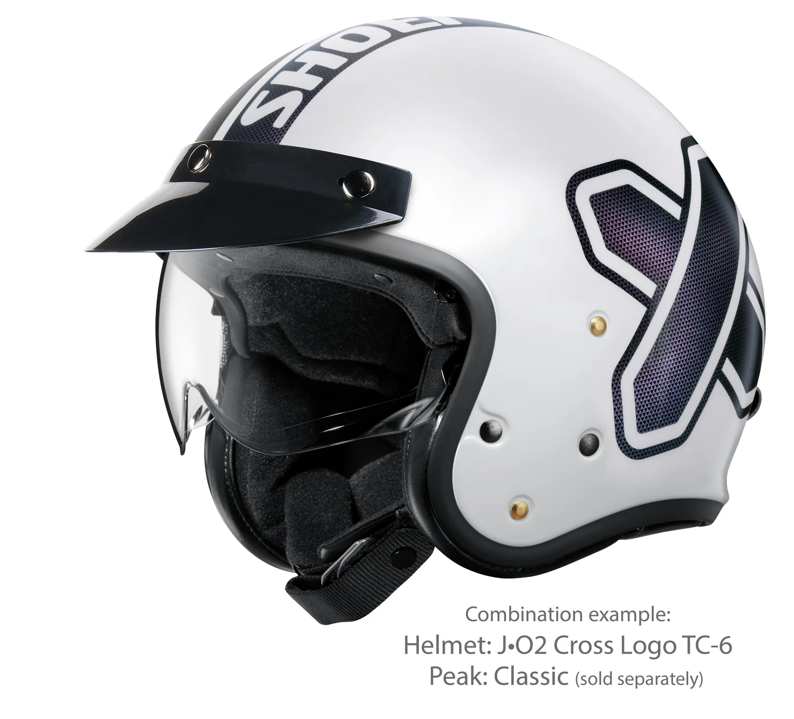 SHOEI J-O2 Cross Logo2 TC-6