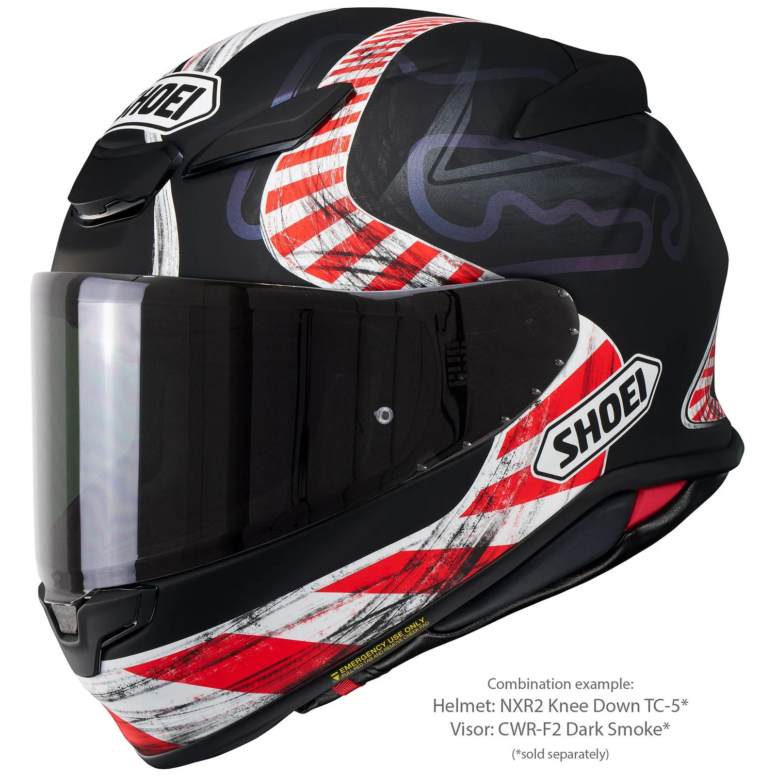 SHOEI NXR2 Knee Down TC-5
