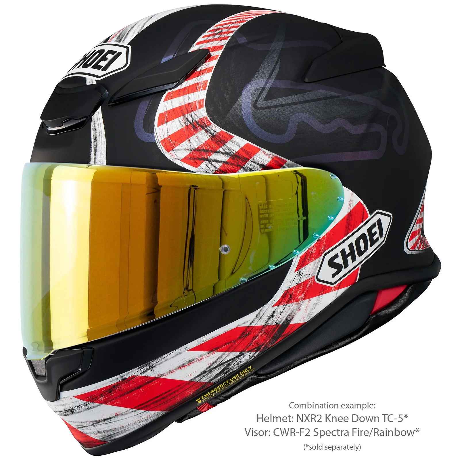 SHOEI NXR2 Knee Down TC-5