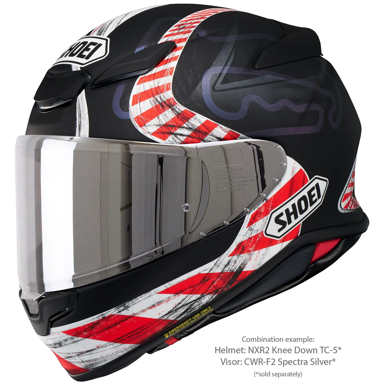 SHOEI NXR2 Knee Down TC-5