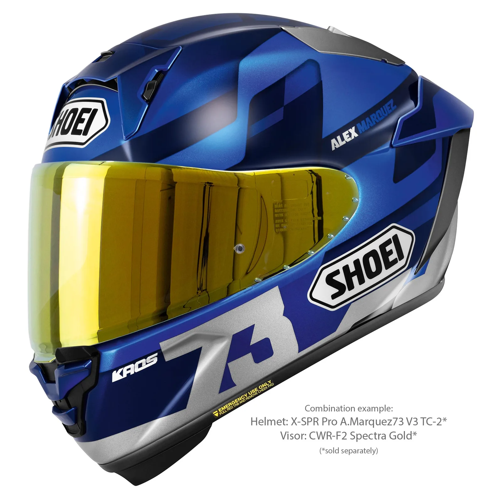SHOEI X-SPR Pro A.Marquez73 V3 TC-2
