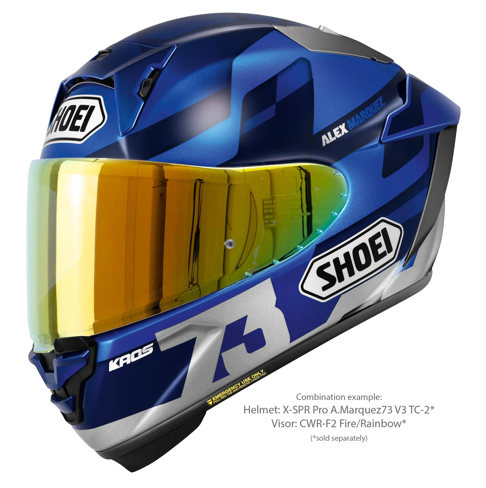 SHOEI X-SPR Pro A.Marquez73 V3 TC-2