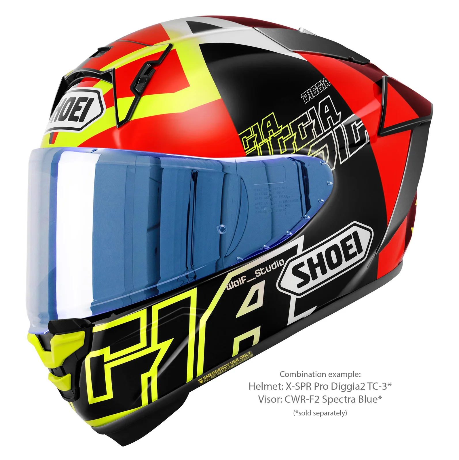 SHOEI X-SPR Pro Diggia2 TC-3