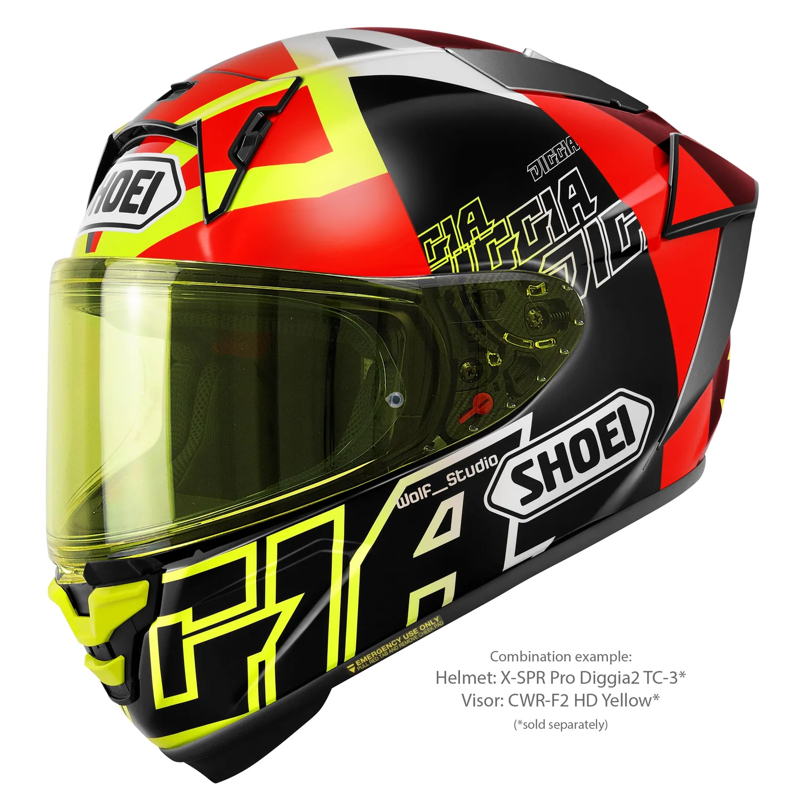 SHOEI X-SPR Pro Diggia2 TC-3