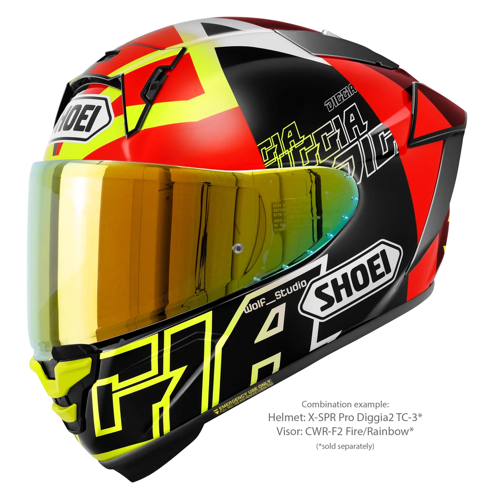 SHOEI X-SPR Pro Diggia2 TC-3