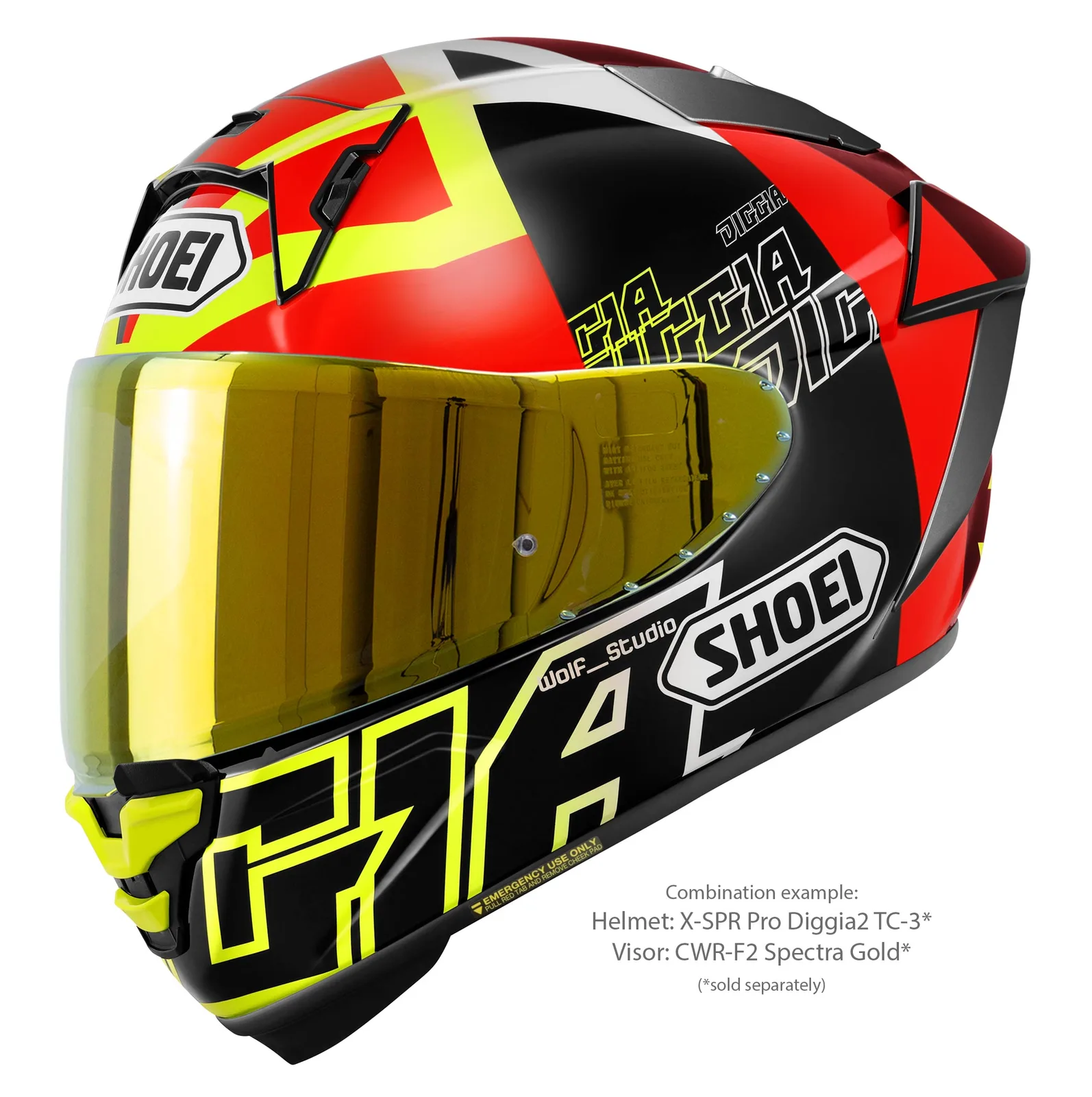 SHOEI X-SPR Pro Diggia2 TC-3