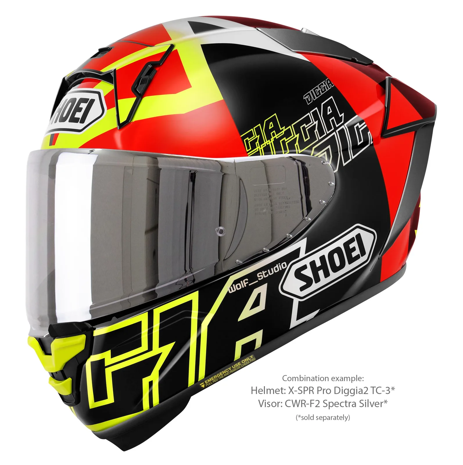 SHOEI X-SPR Pro Diggia2 TC-3