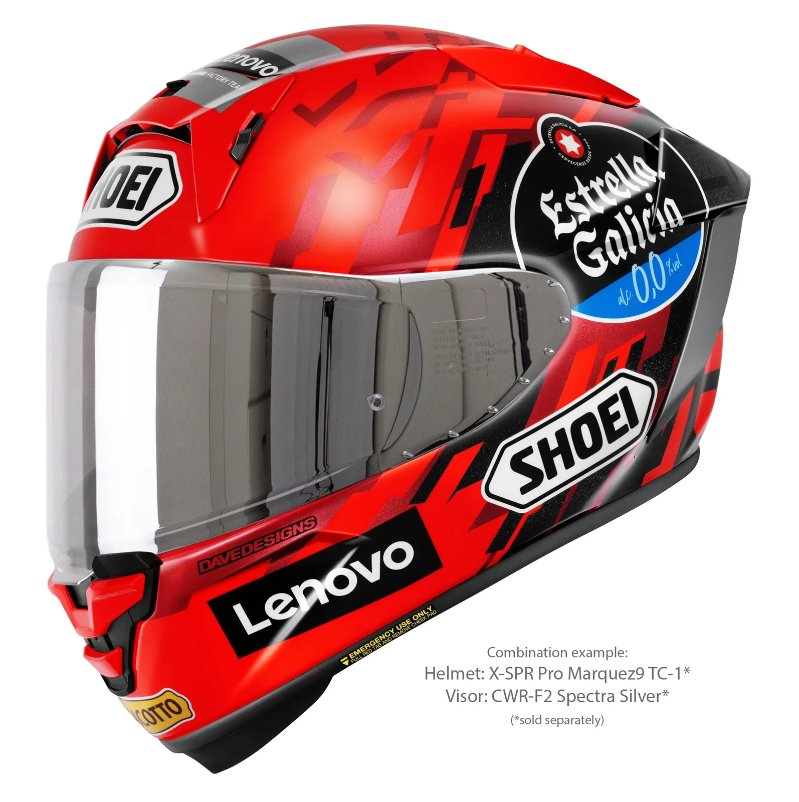 SHOEI X-SPR Pro Marquez9 TC-1