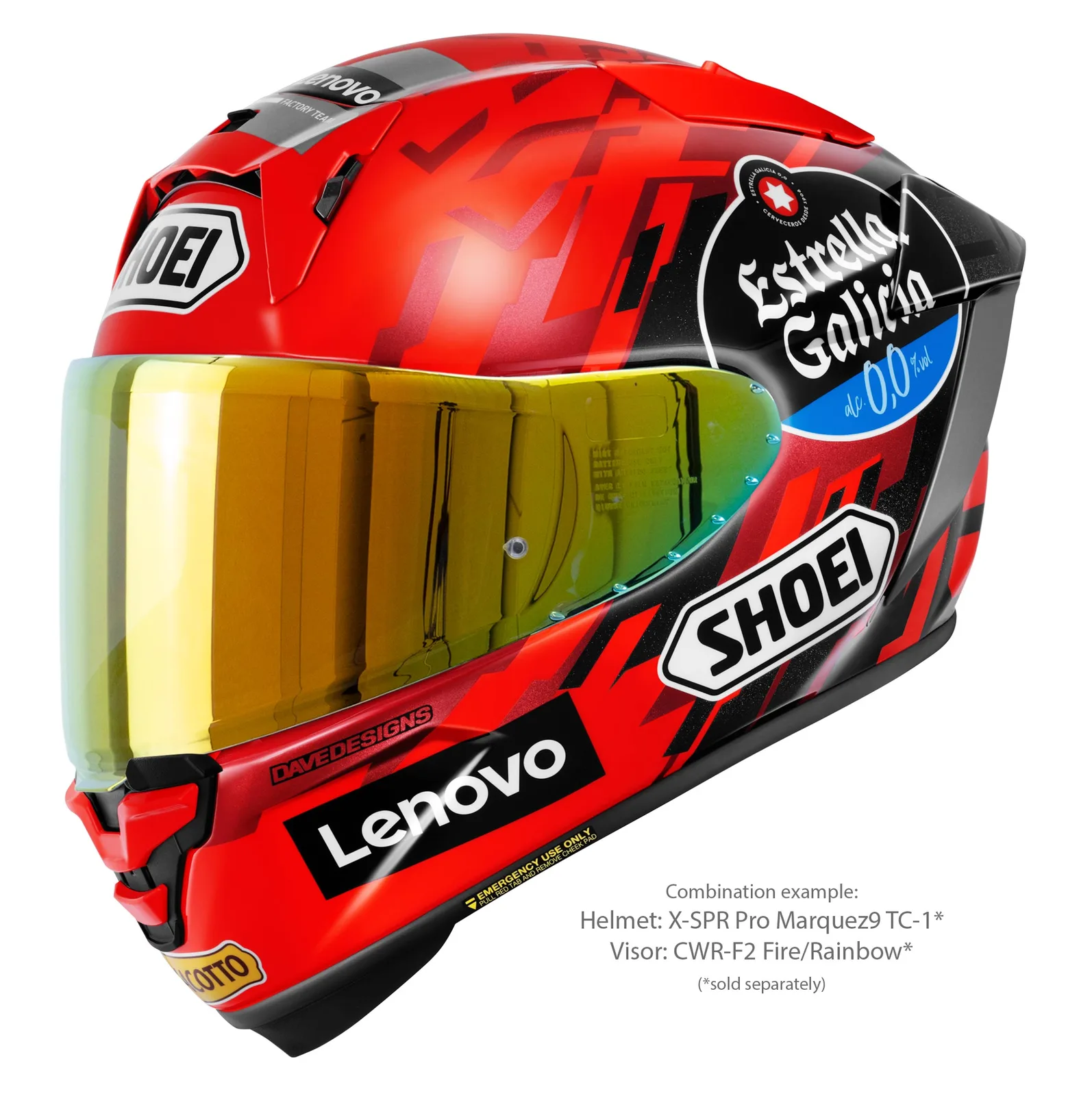 SHOEI X-SPR Pro Marquez9 TC-1