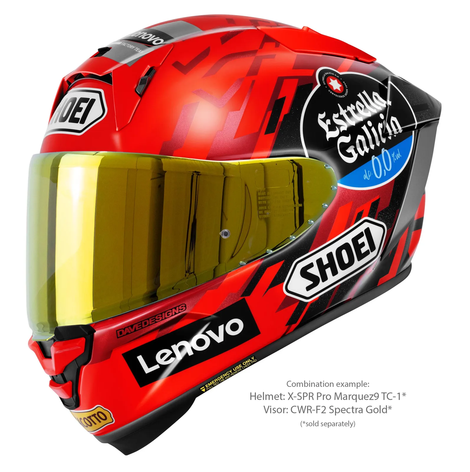 SHOEI X-SPR Pro Marquez9 TC-1
