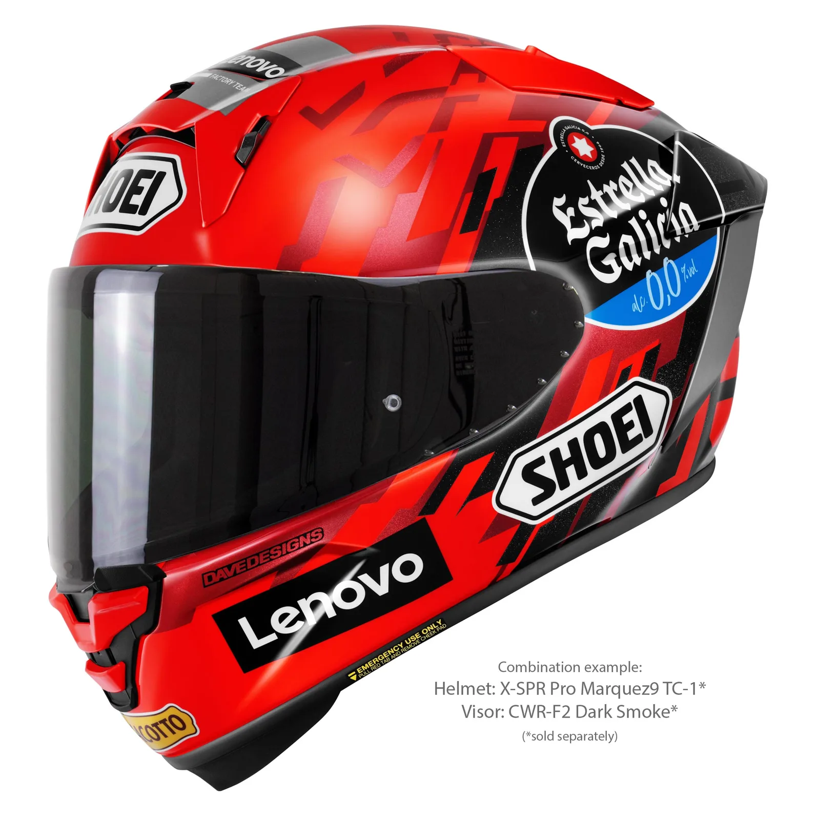 SHOEI X-SPR Pro Marquez9 TC-1
