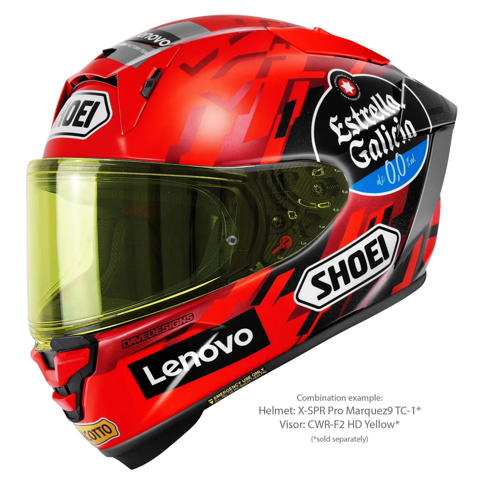 SHOEI X-SPR Pro Marquez9 TC-1