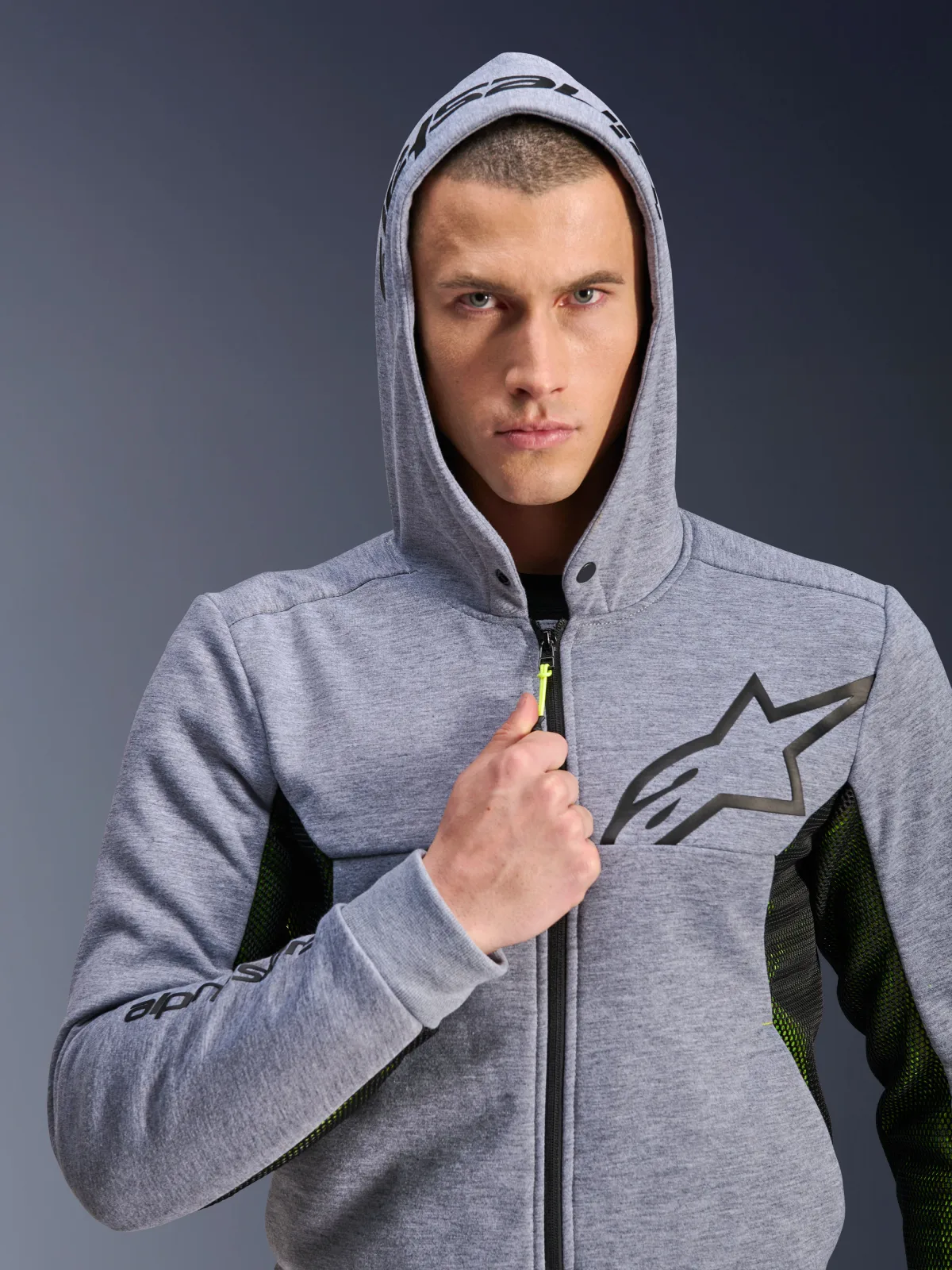 Суитшърт Alpinestars Chrome Air Gray Heather Black