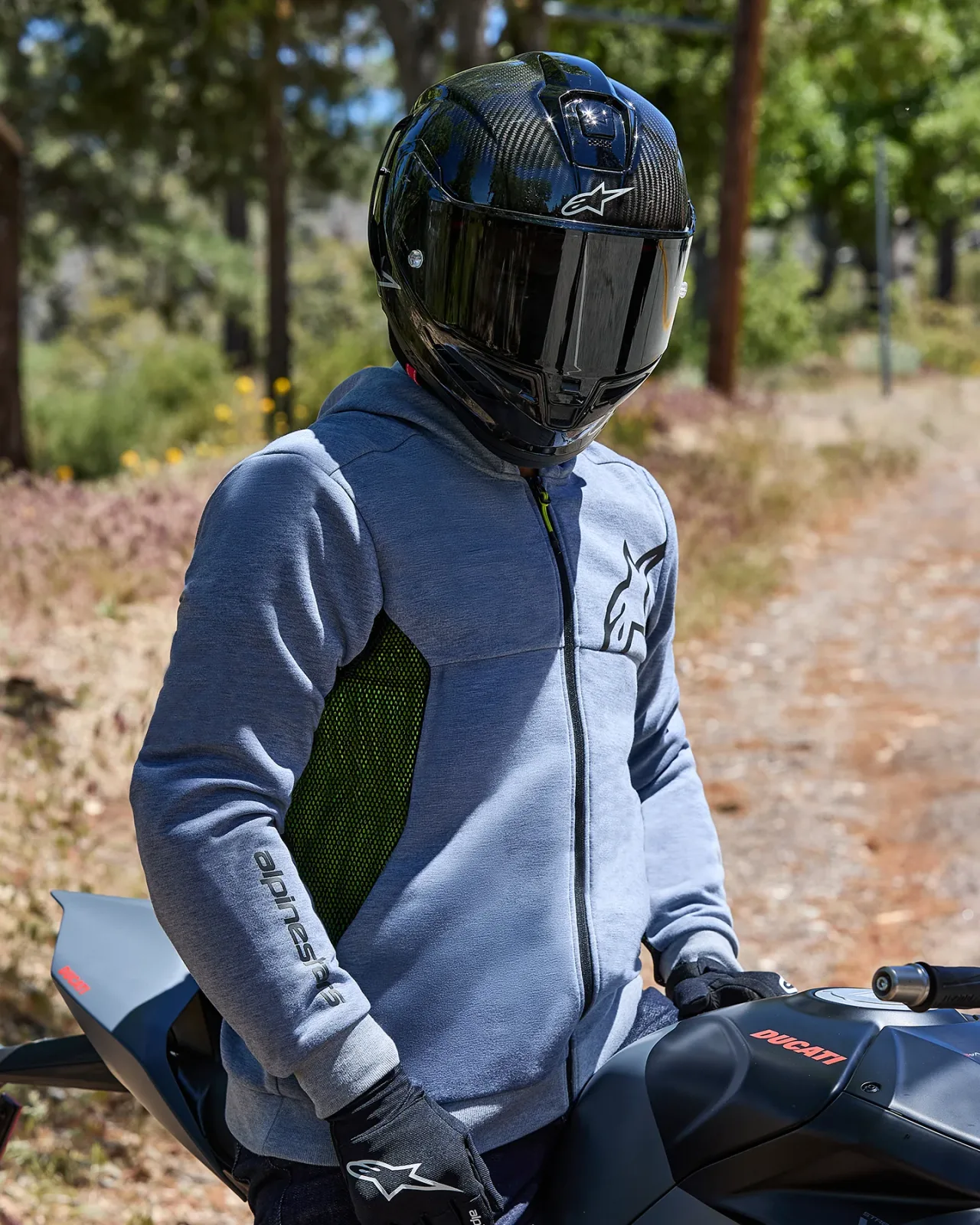 Суитшърт Alpinestars Chrome Air Gray Heather Black