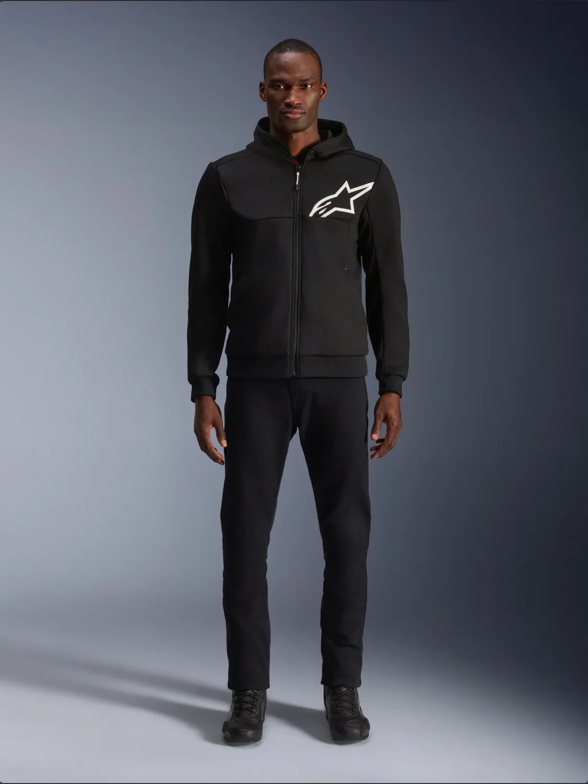 Суитшърт Alpinestars Chrome V2 Black White
