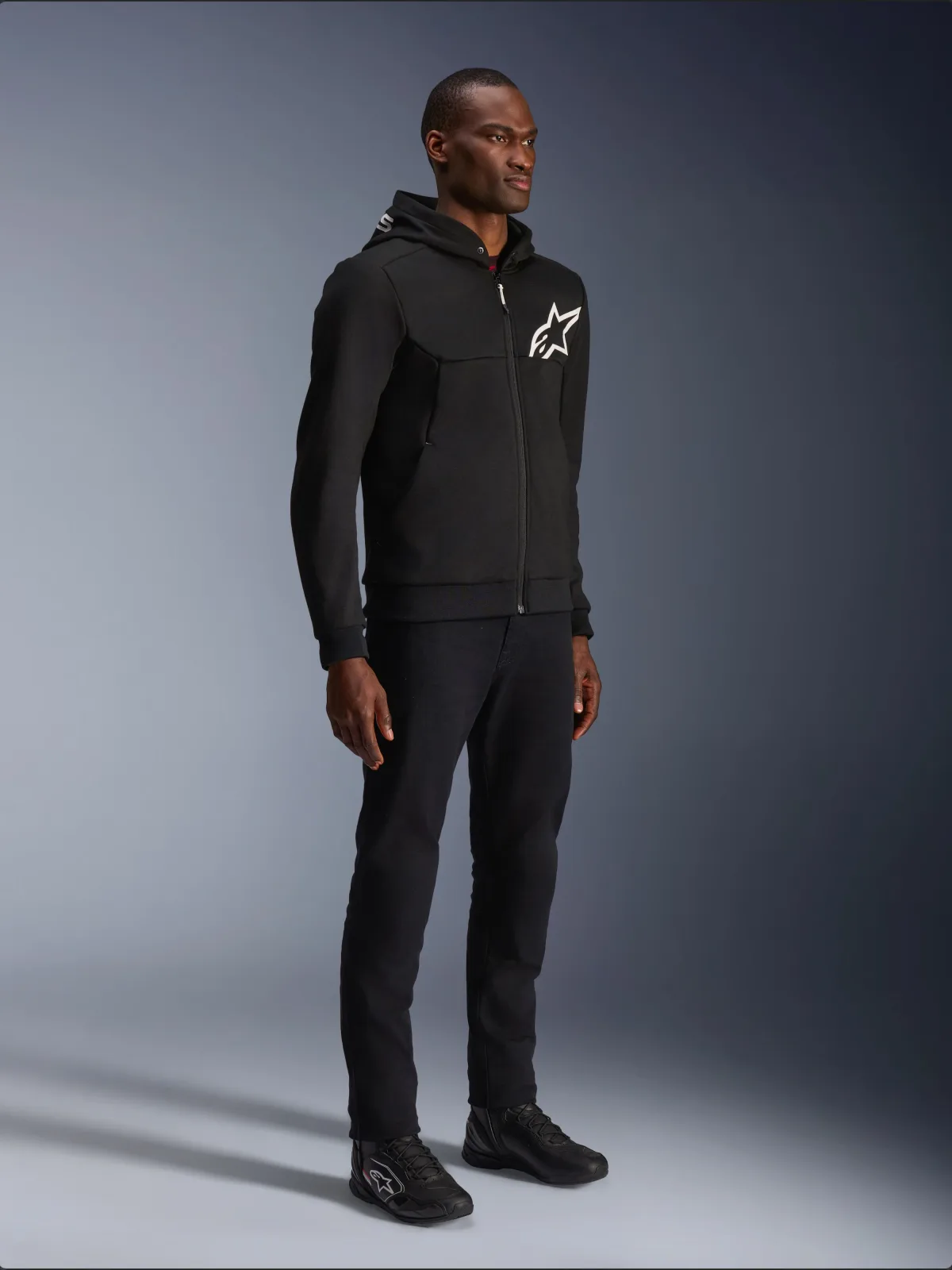 Суитшърт Alpinestars Chrome V2 Black White