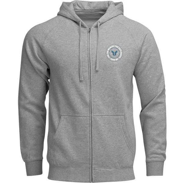 Суитшърт Thor Badge Zip-Up Gray