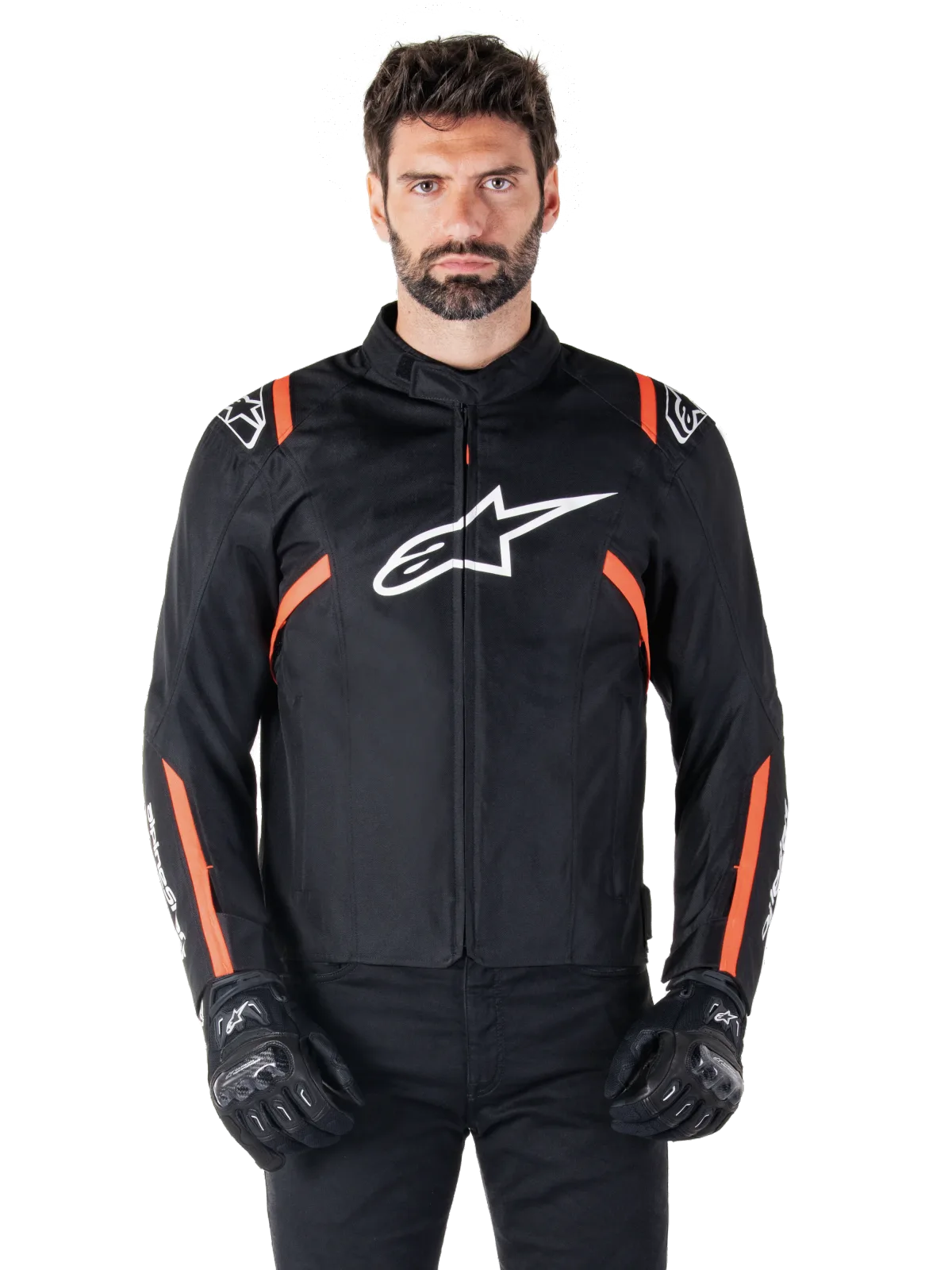 Текстилно яке Alpinestars T-SPS V2 Black White Red Fluo