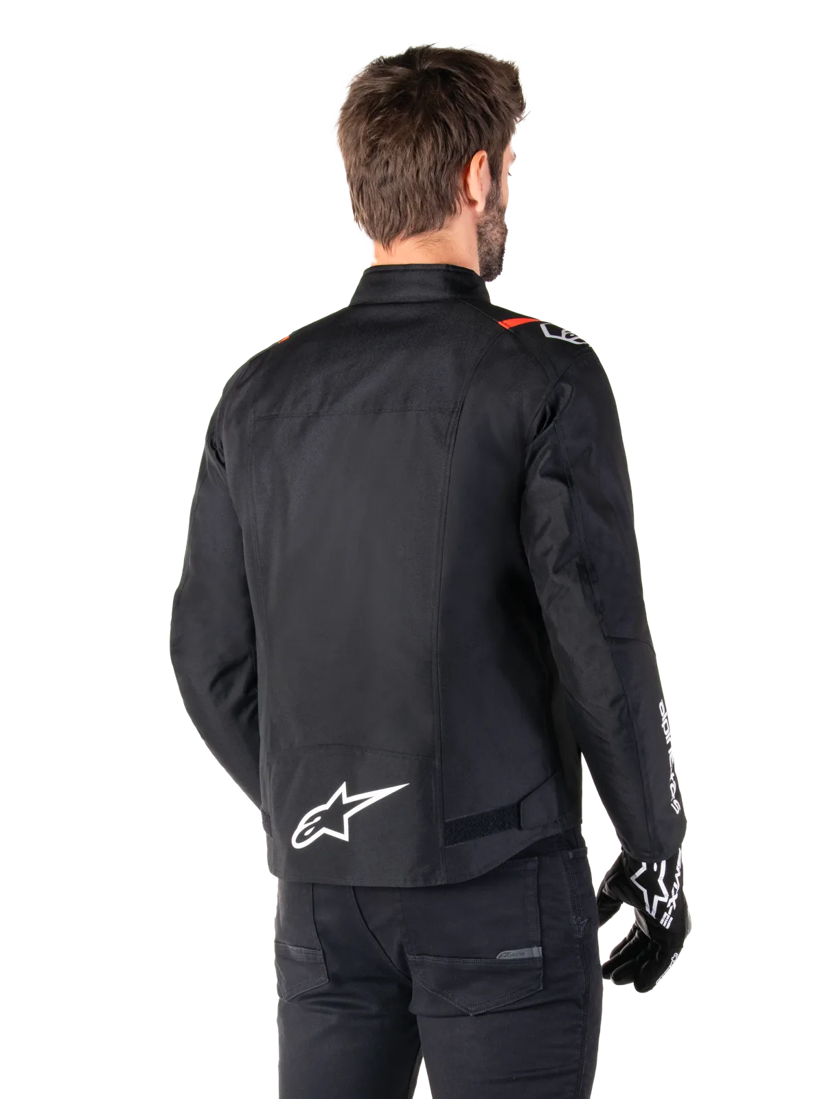 Текстилно яке Alpinestars T-SPS V2 Black White Red Fluo