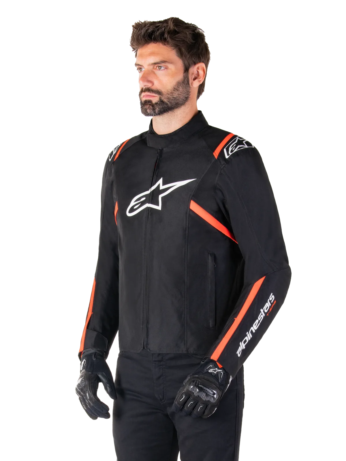 Текстилно яке Alpinestars T-SPS V2 Black White Red Fluo