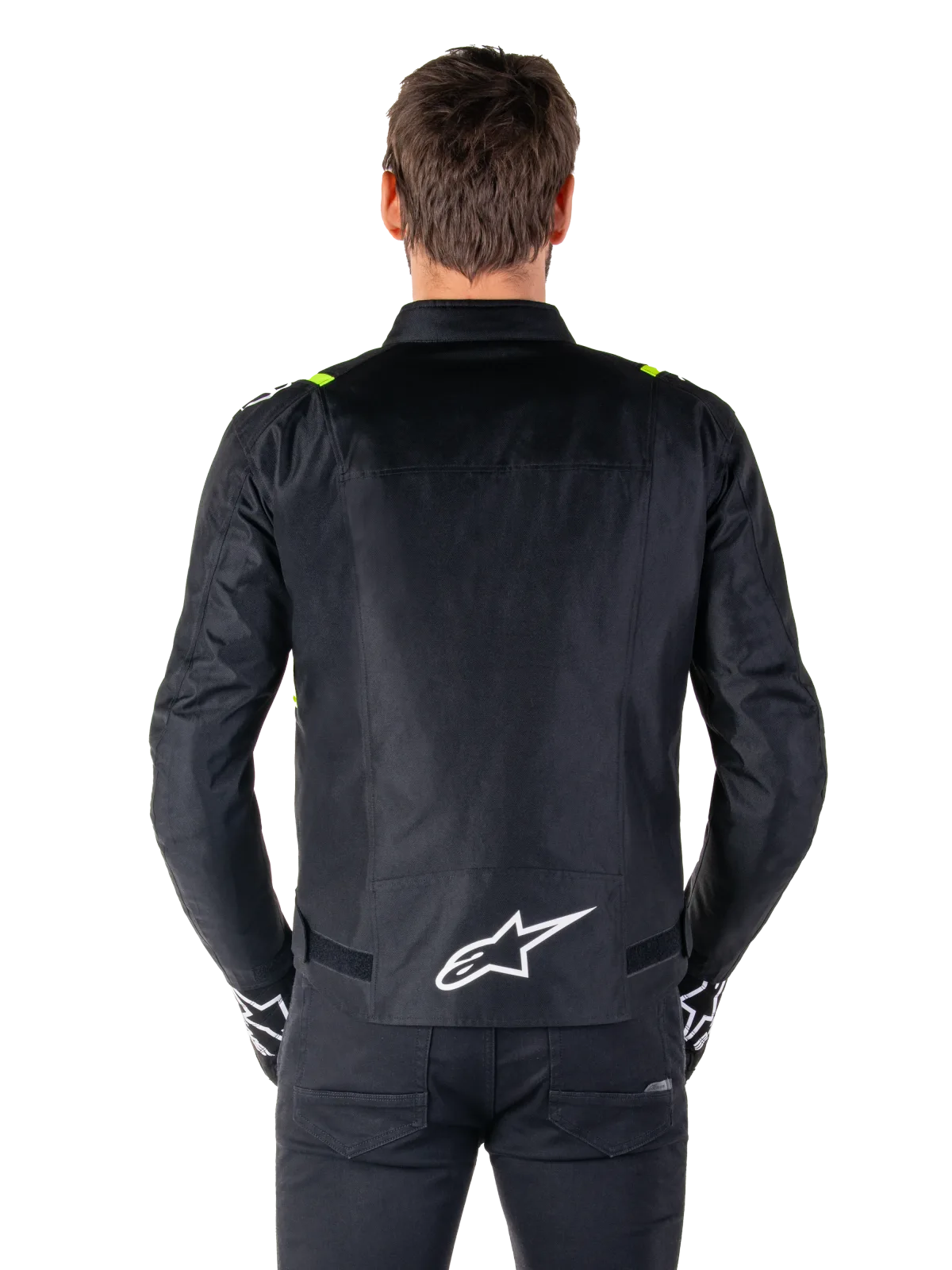 Текстилно яке Alpinestars T-SPS V2 Black White Yellow Fluo