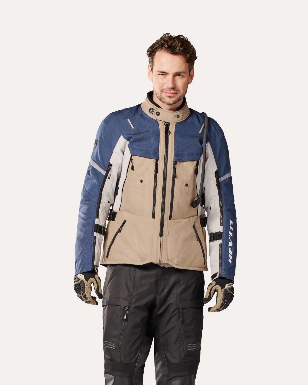 Текстилно яке Rev'it Sand 5 H2O Silver Anthracite