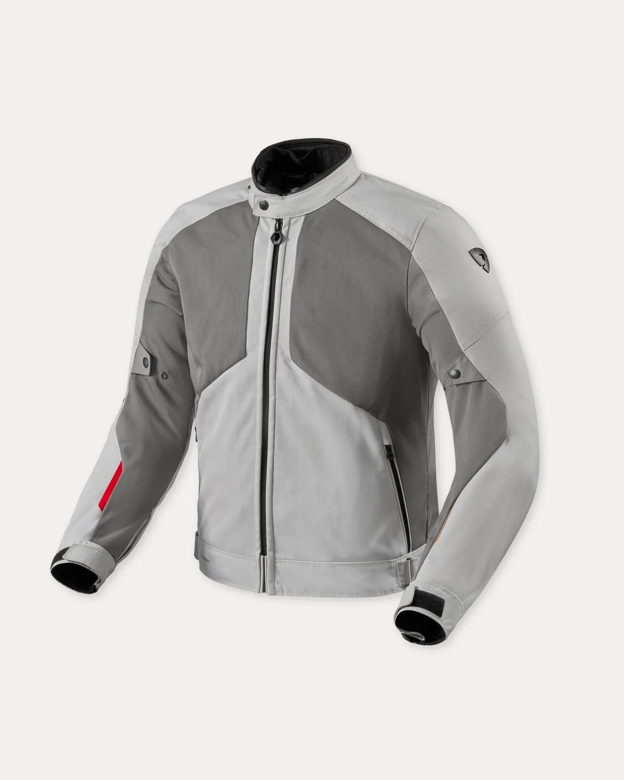 Текстилно яке Rev'it Torque 3 H2O Light Grey Red
