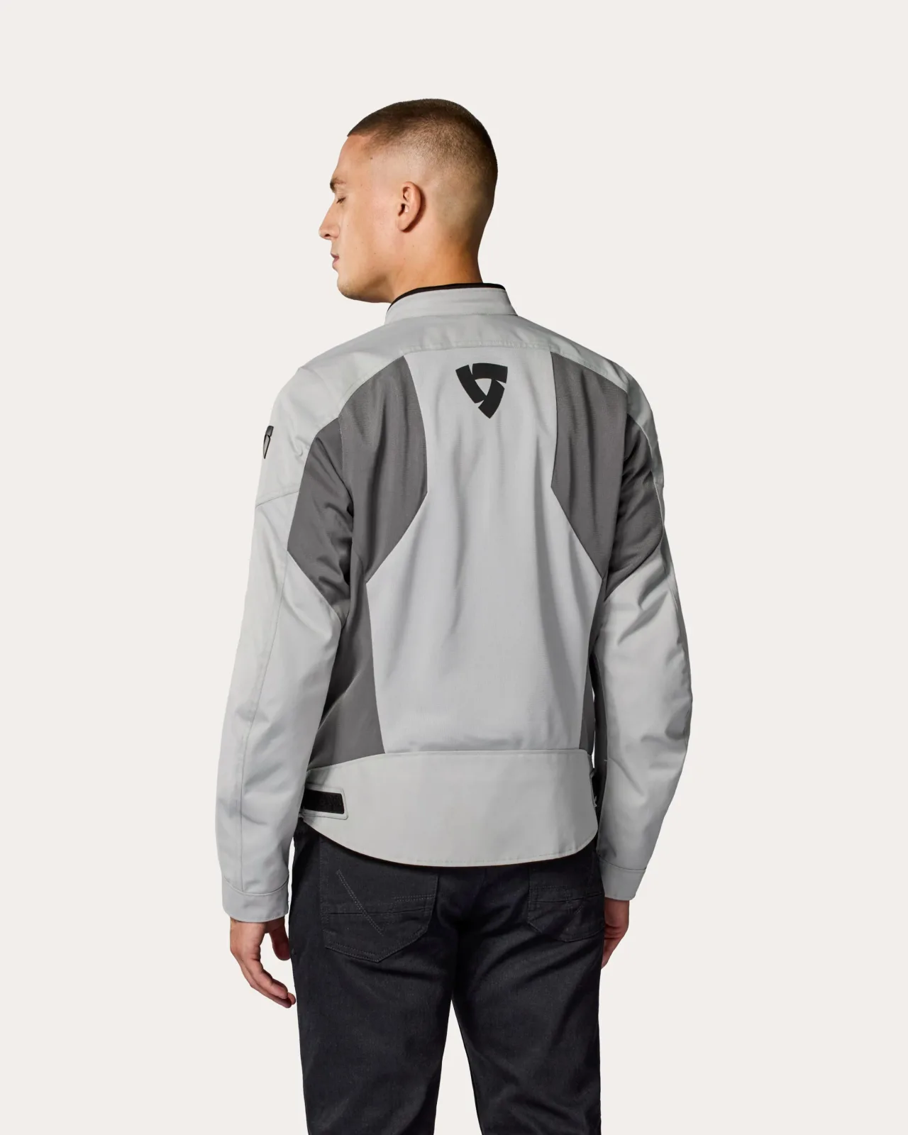 Текстилно яке Rev'it Torque 3 H2O Light Grey Red