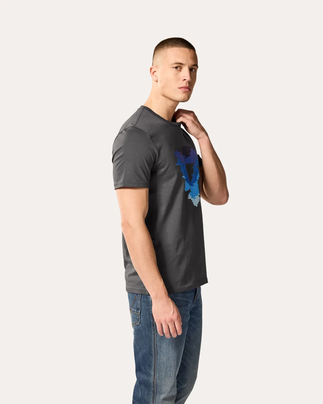 Тениска Rev'it Andre Light Grey