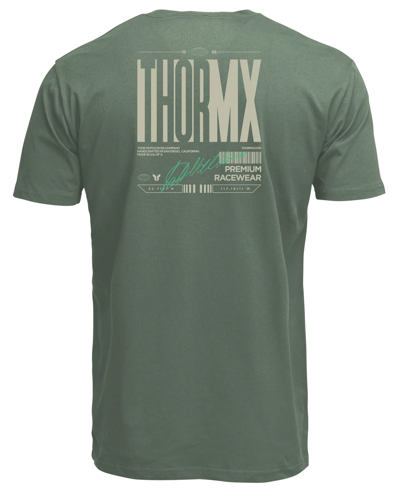Тениска Thor Signature Olive