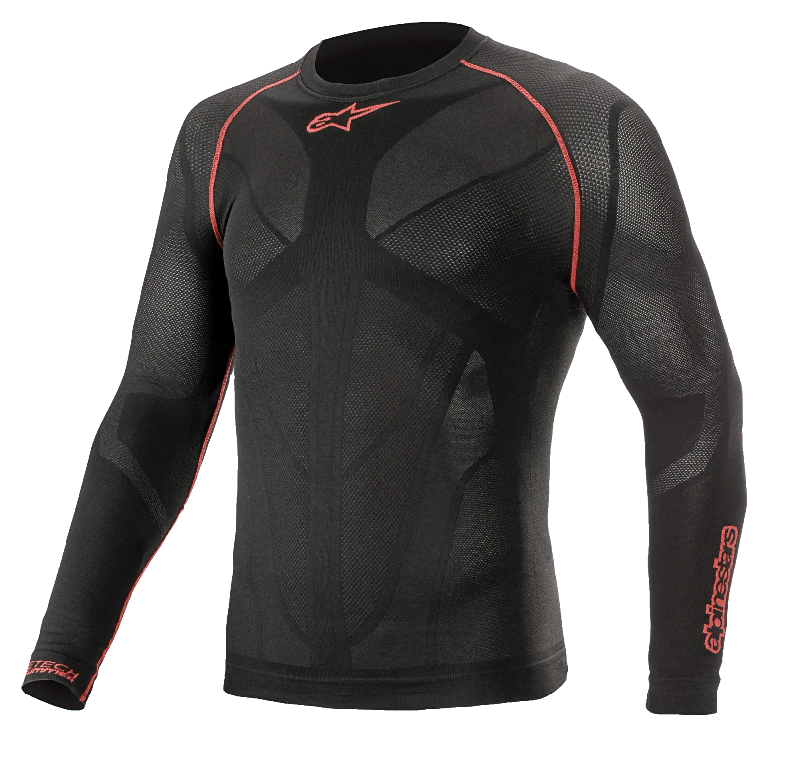 Термо блуза Alpinestars Ride V2 Summer Top Long Sleeve Black Red