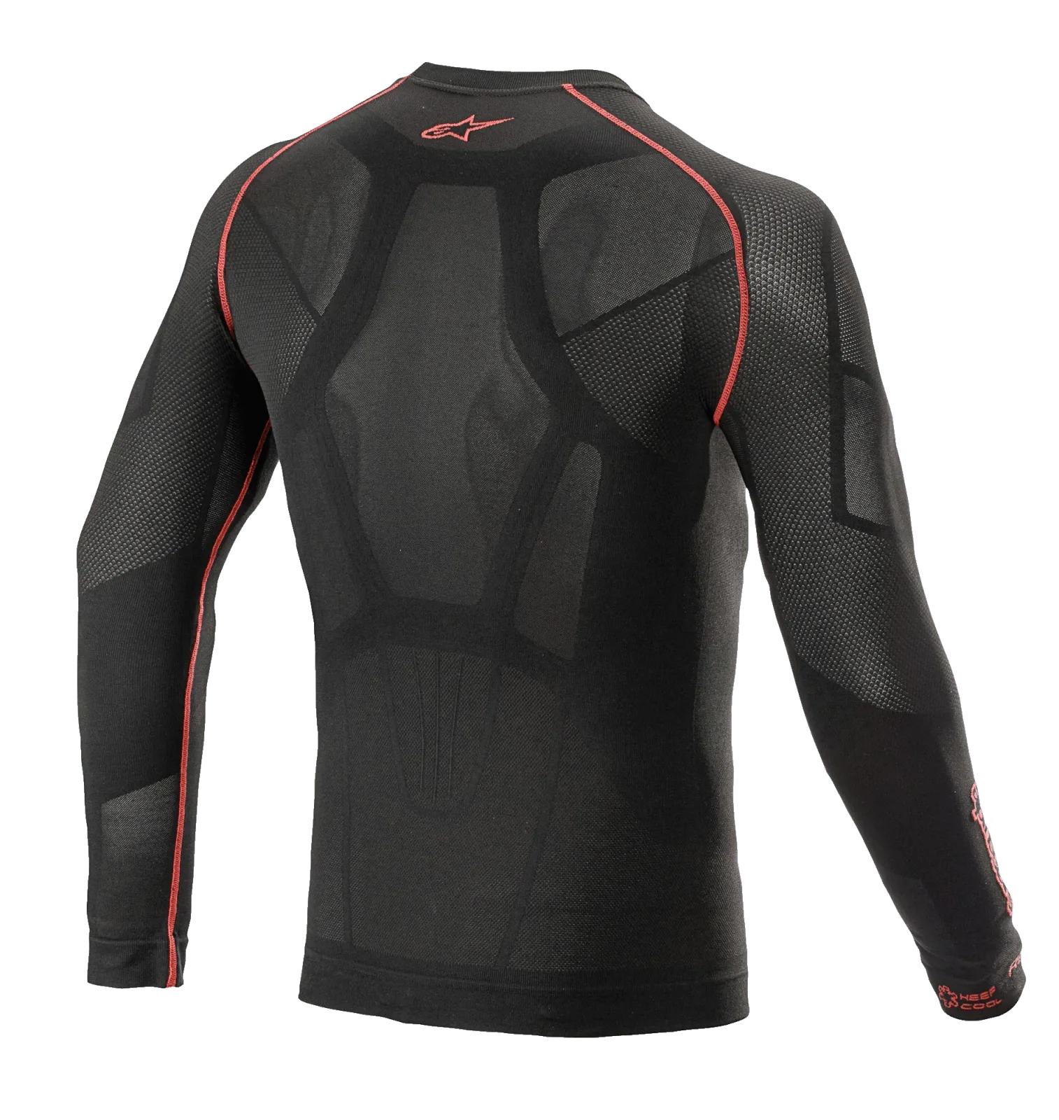 Термо блуза Alpinestars Ride V2 Summer Top Long Sleeve Black Red