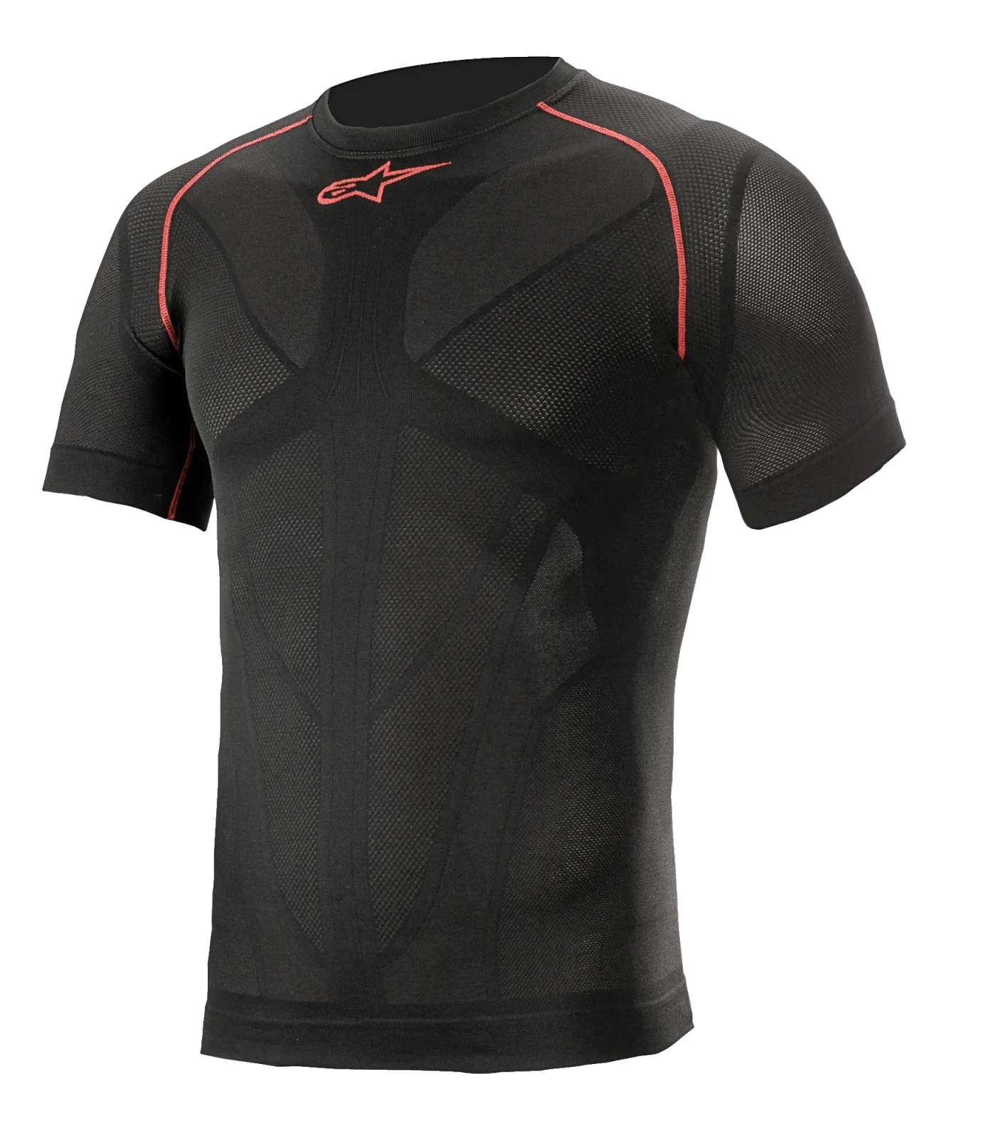 Термо блуза Alpinestars Ride V2 Summer Top Short Sleeve Black Red
