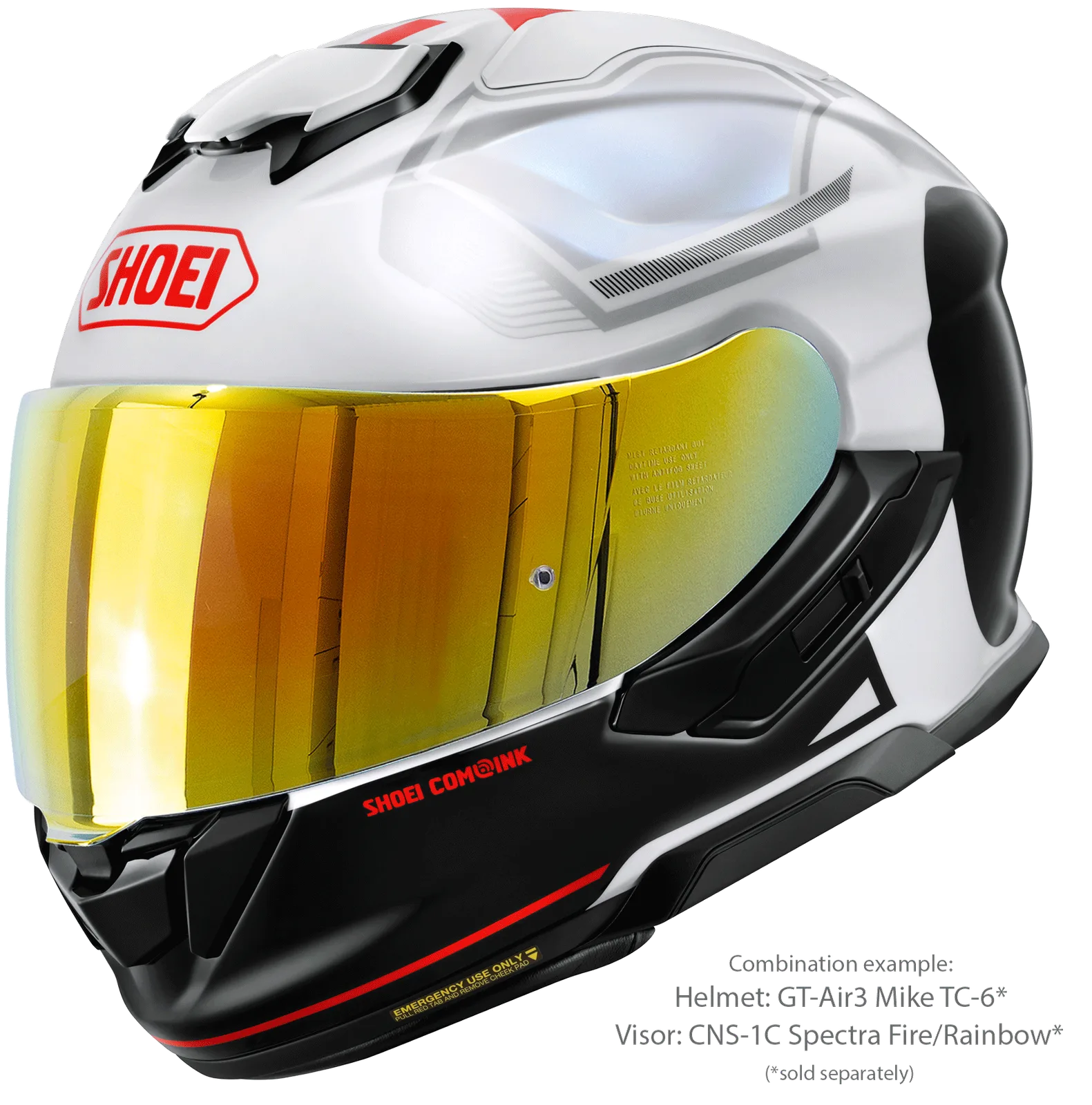 Визьор SHOEI CNS-1C Spectra Fire Orange