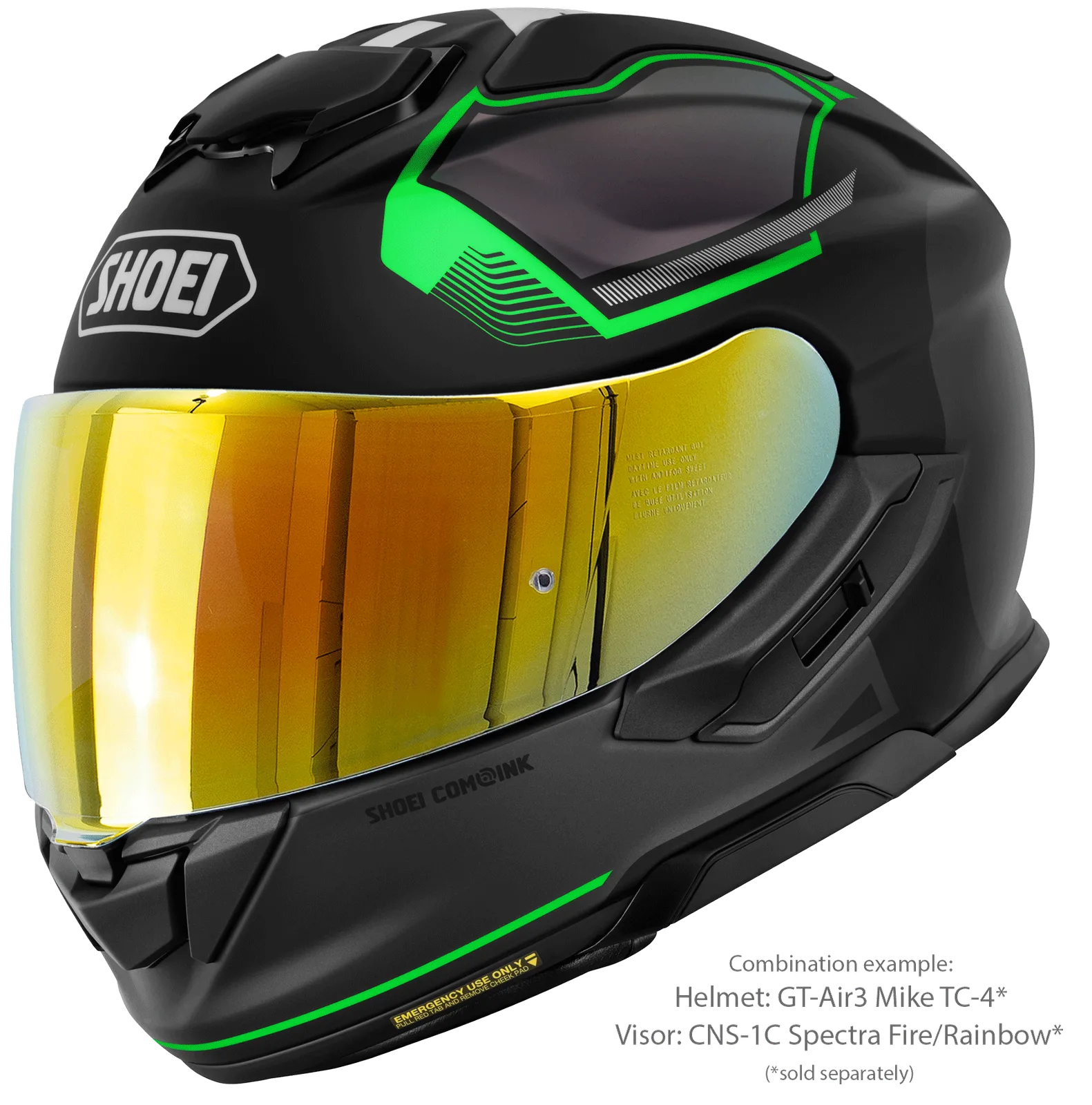 Визьор SHOEI CNS-1C Spectra Fire Orange