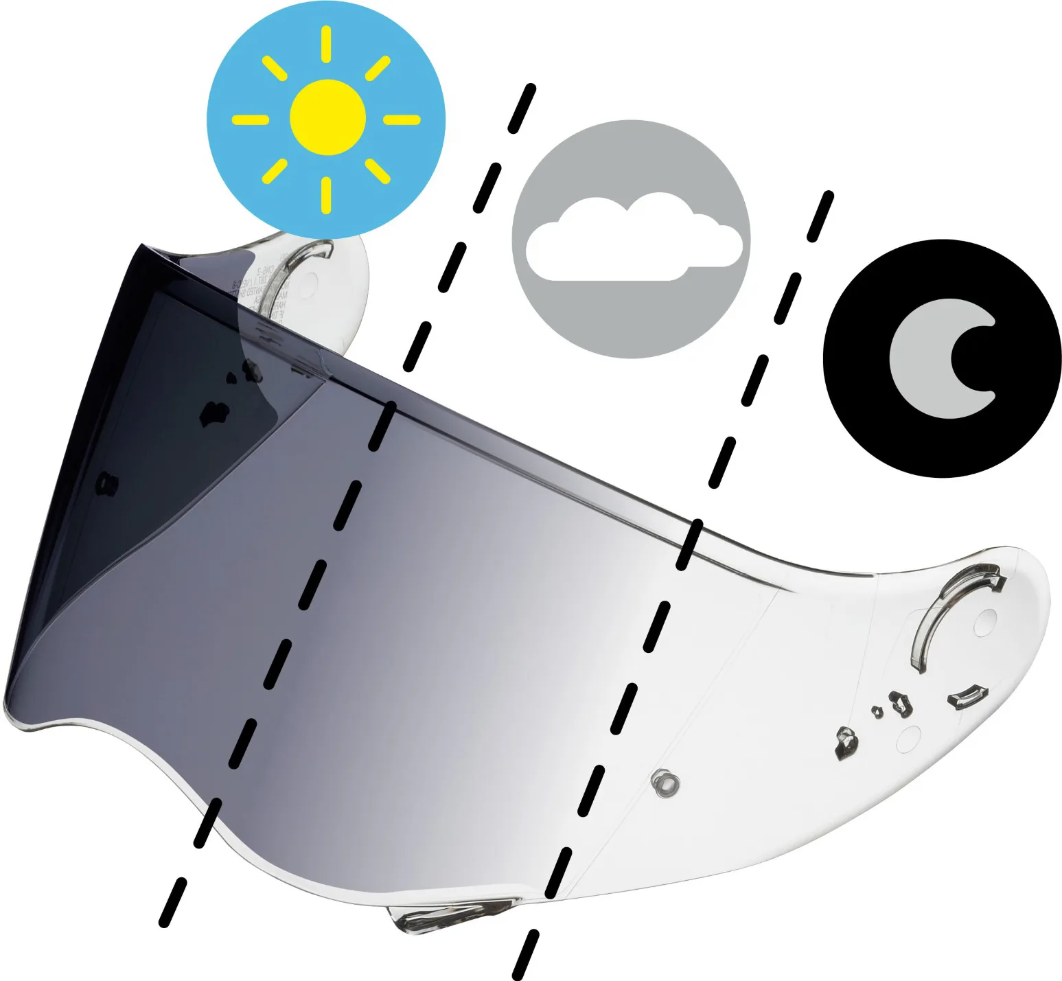 Визьор SHOEI CNS-2 Photochromic FI-TEC