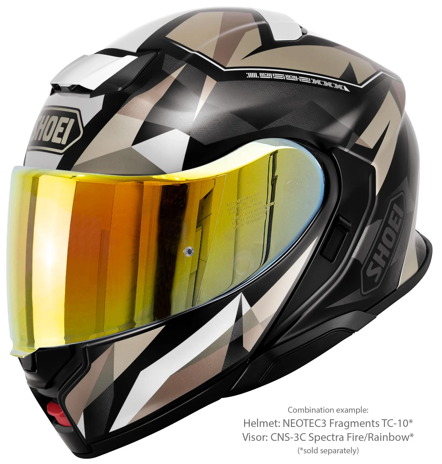 Визьор SHOEI CNS-3C Spectra Fire Orange