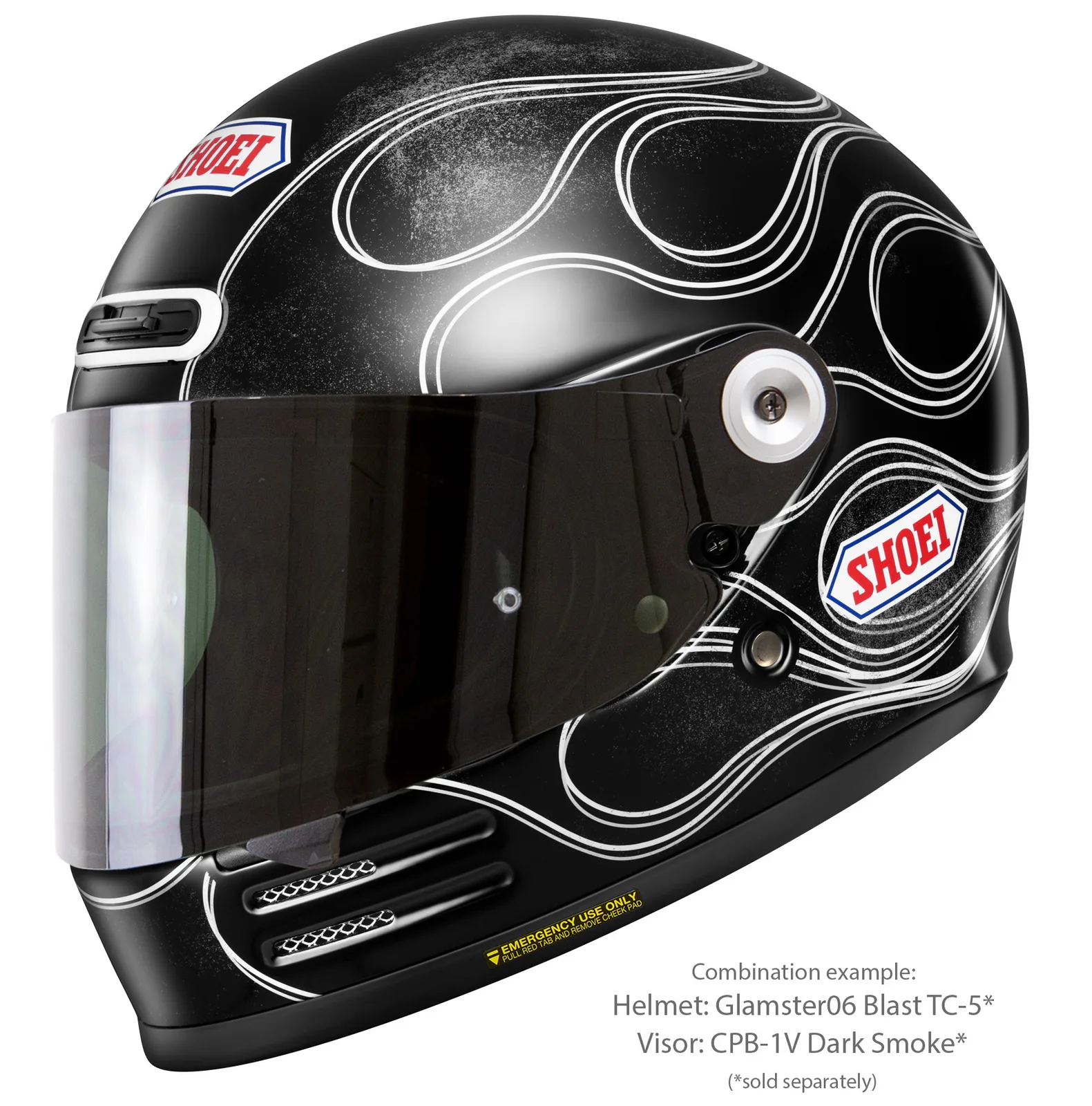 Визьор SHOEI CPB-1V Dark Smoke