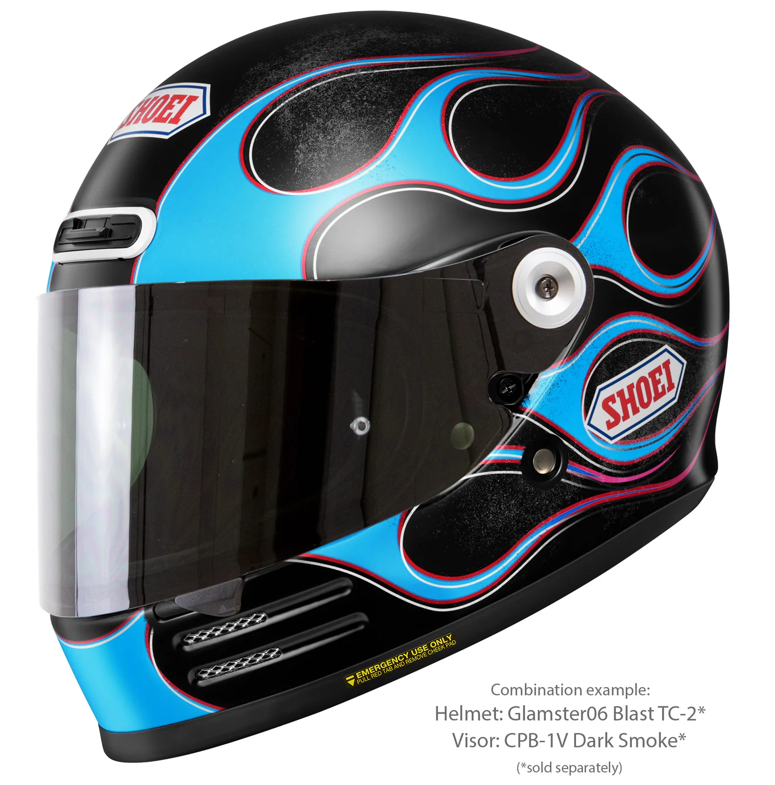 Визьор SHOEI CPB-1V Dark Smoke