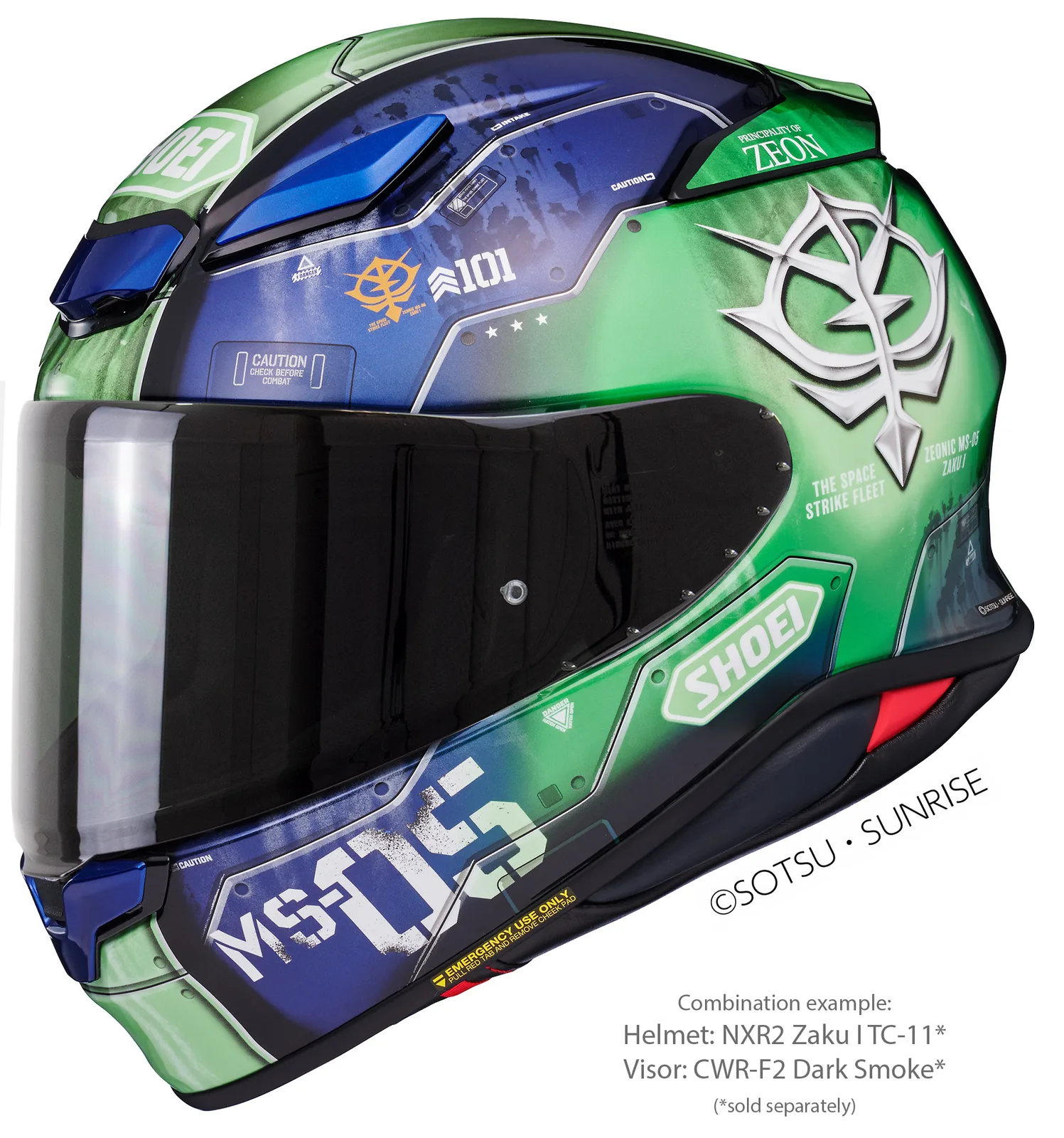 Визьор SHOEI CWR-F2PN Dark Smoke