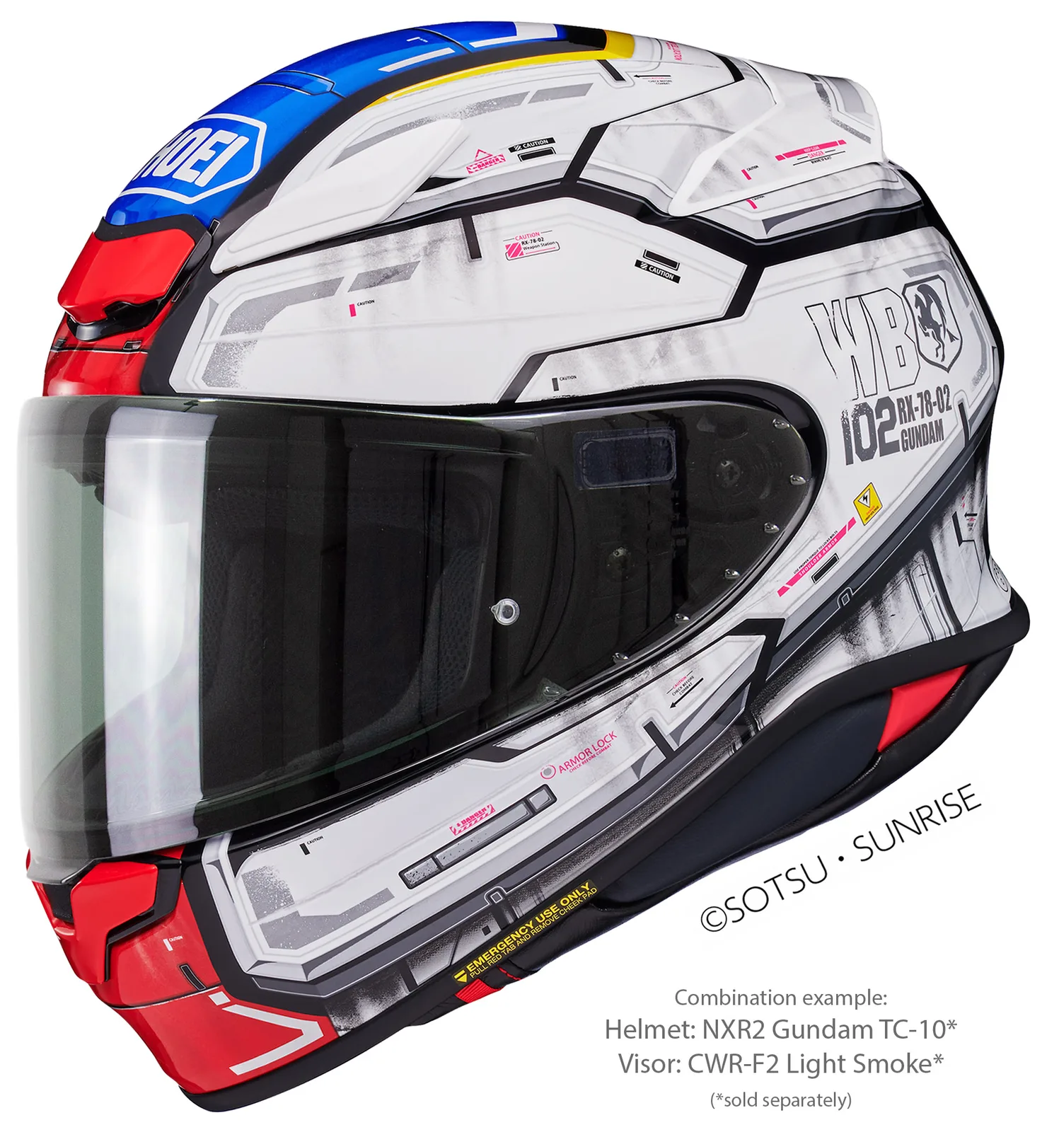 Визьор SHOEI CWR-F2PN Light Smoke