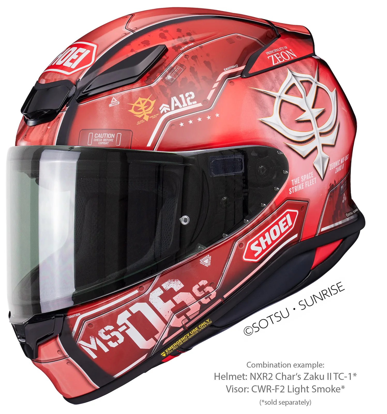 Визьор SHOEI CWR-F2PN Light Smoke