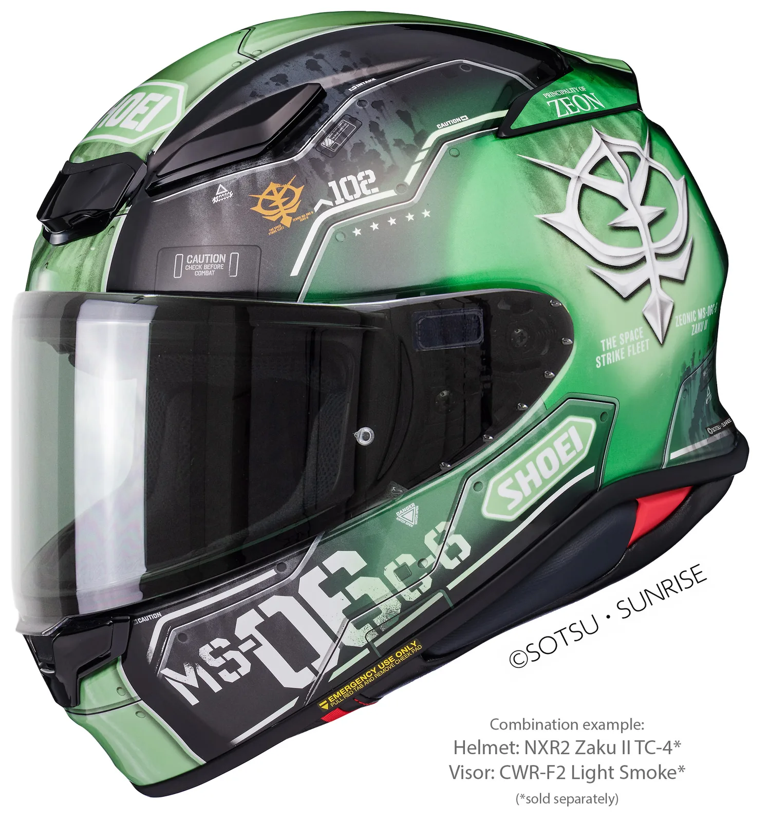 Визьор SHOEI CWR-F2PN Light Smoke