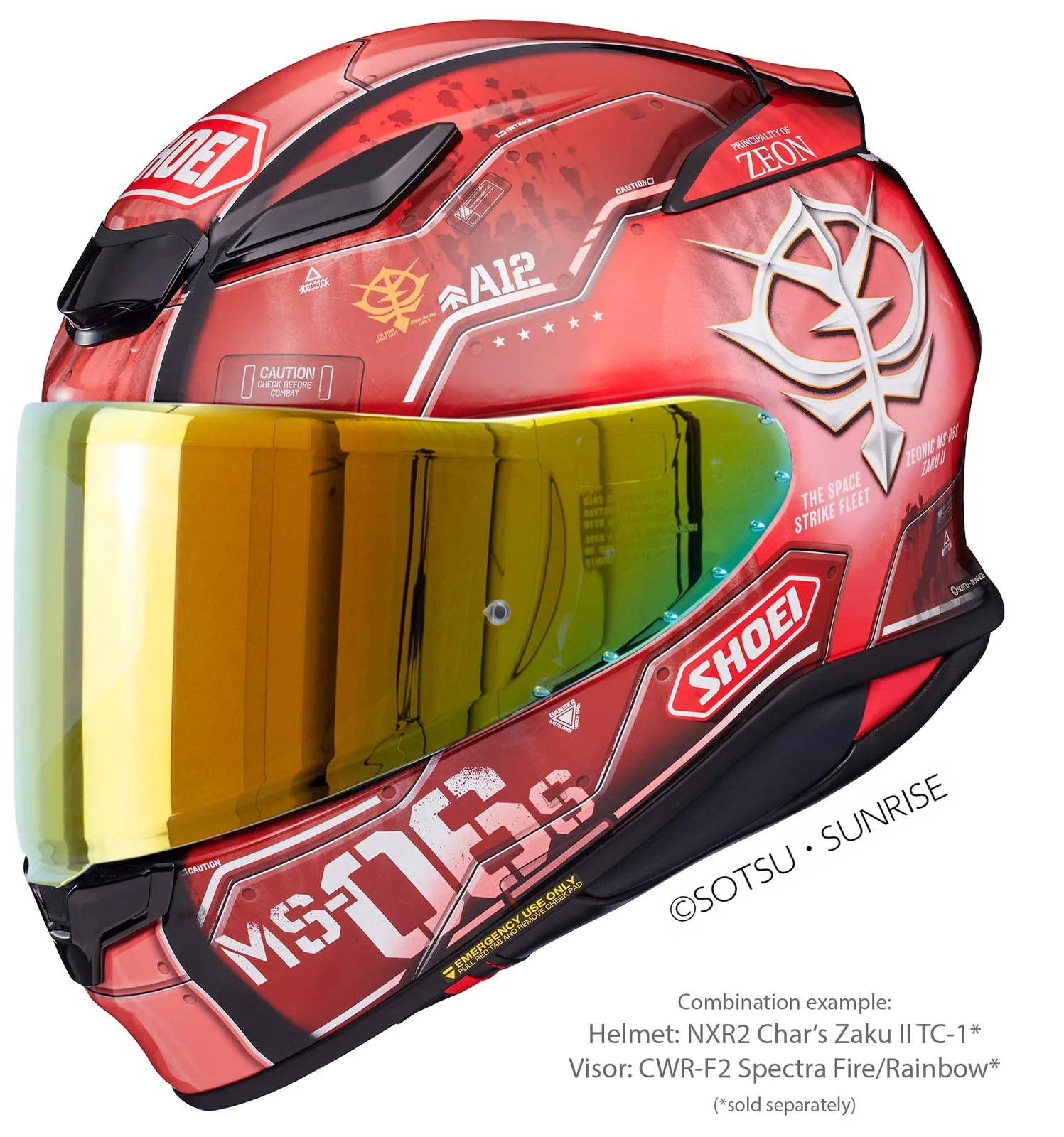 Визьор SHOEI CWR-F2PN Spectra Fire Orange